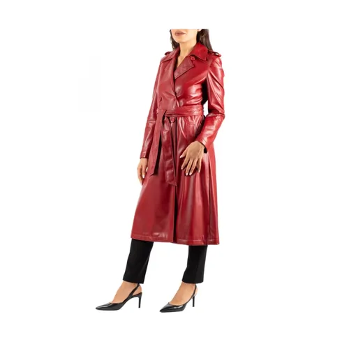 Coats > Belted Coats - - Hanita - Modalova