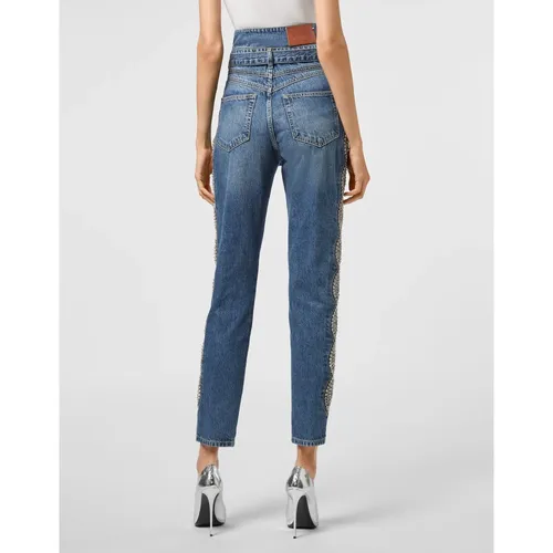 Jeans > Cropped Jeans - - Philipp Plein - Modalova