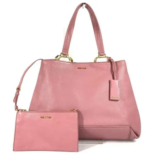 Pre-owned > Pre-owned Bags > Pre-owned Tote Bags - - Miu Miu Pre-owned - Modalova