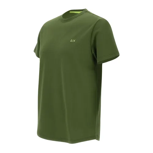 Sun68 - Tops > T-Shirts - Green - Sun68 - Modalova