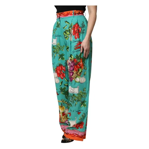 Trousers > Wide Trousers - - Dolce & Gabbana - Modalova