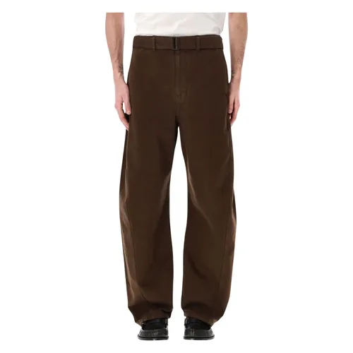 Trousers > Straight Trousers - - Lemaire - Modalova