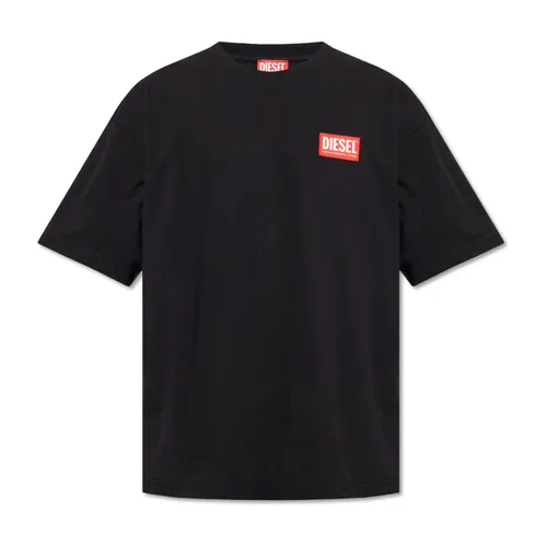 Diesel - Tops > T-Shirts - Black - Diesel - Modalova