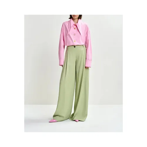 Trousers > Wide Trousers - - Essentiel Antwerp - Modalova