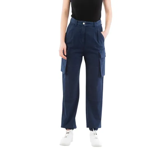 Trousers > Straight Trousers - - Moschino - Modalova