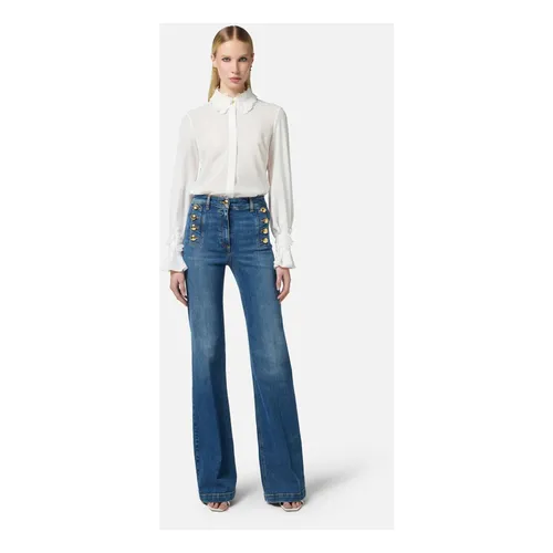 Jeans > Boot-cut Jeans - - Elisabetta Franchi - Modalova