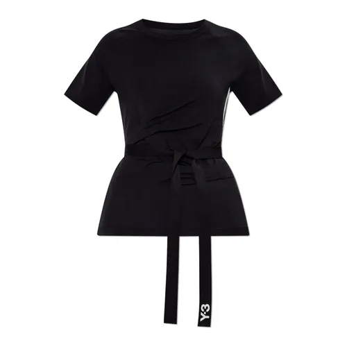 Y-3 - Tops > T-Shirts - Black - Y-3 - Modalova
