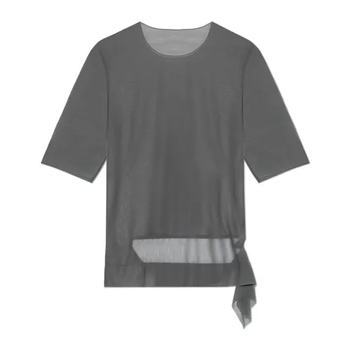 Y-3 - Tops > T-Shirts - Gray - Y-3 - Modalova