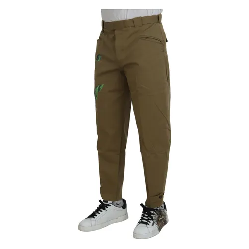 Trousers > Chinos - - Dolce & Gabbana - Modalova