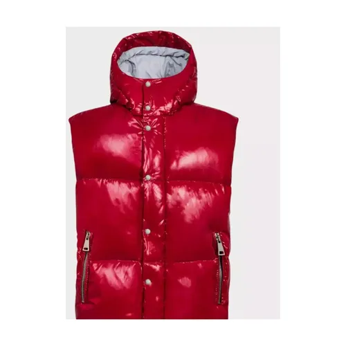 Khrisjoy - Jackets > Vests - Red - Khrisjoy - Modalova