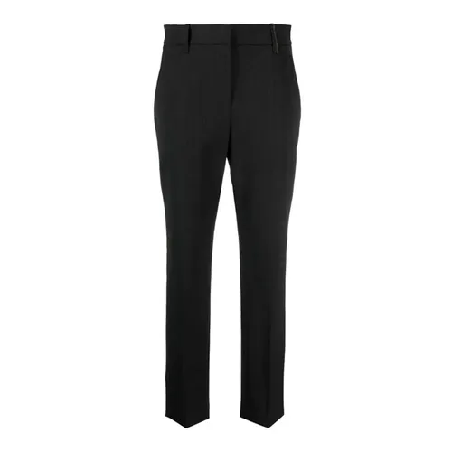 Trousers > Straight Trousers - - Brunello Cucinelli - Modalova