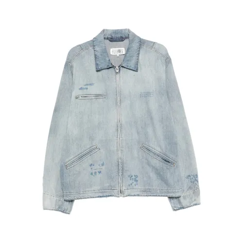 Jackets > Denim Jackets - - MM6 Maison Margiela - Modalova