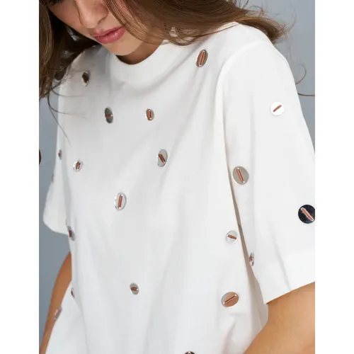 Alysi - Tops > T-Shirts - White - Alysi - Modalova