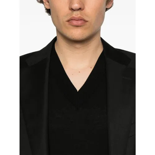 Knitwear > V-neck Knitwear - - Paolo Pecora - Modalova