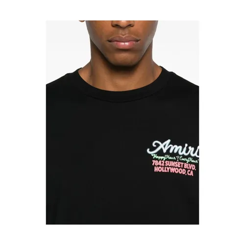 Amiri - Tops > T-Shirts - Black - Amiri - Modalova