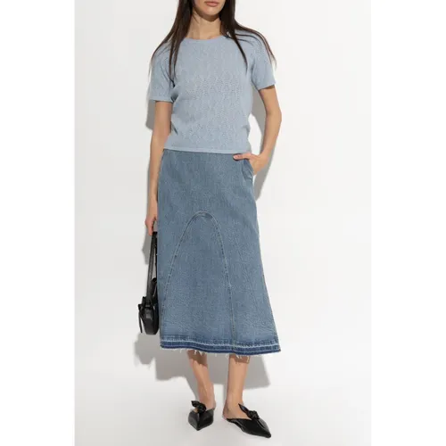 Munthe - Tops > T-Shirts - Blue - Munthe - Modalova