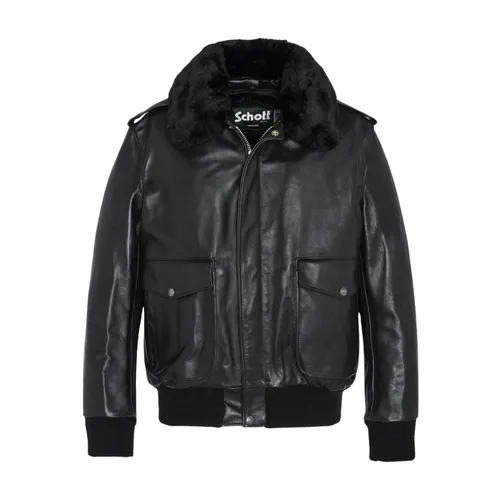 Jackets > Faux Fur & Shearling Jackets - - Schott NYC - Modalova