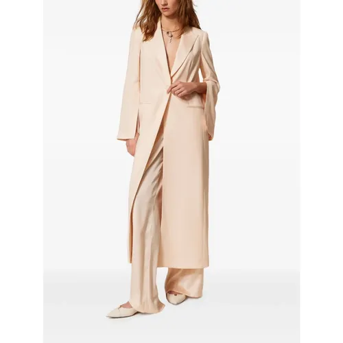 Coats > Single-Breasted Coats - - Twinset - Modalova
