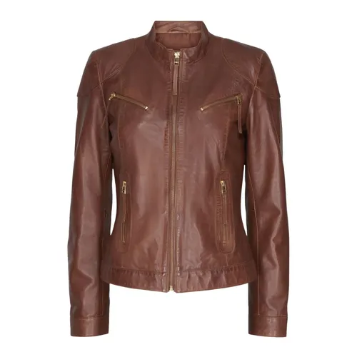 Jackets > Leather Jackets - - Notyz - Modalova