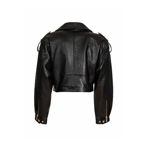 Jackets > Leather Jackets - - Just Cavalli - Modalova