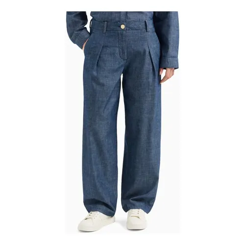 Trousers > Wide Trousers - - Armani Exchange - Modalova