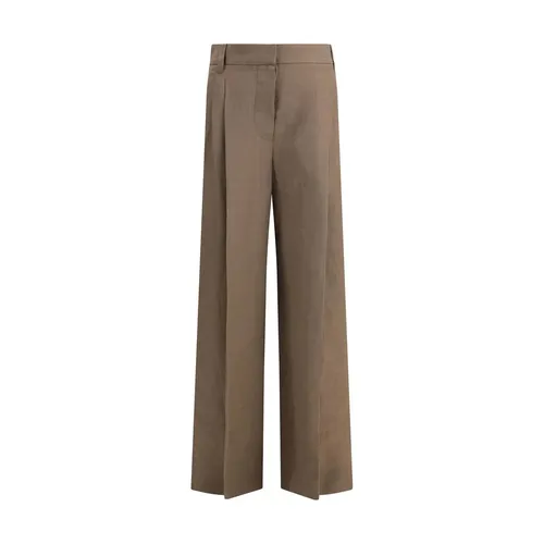 Trousers > Wide Trousers - - Brunello Cucinelli - Modalova