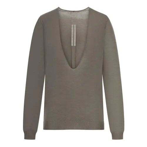 Knitwear > V-neck Knitwear - - Rick Owens - Modalova