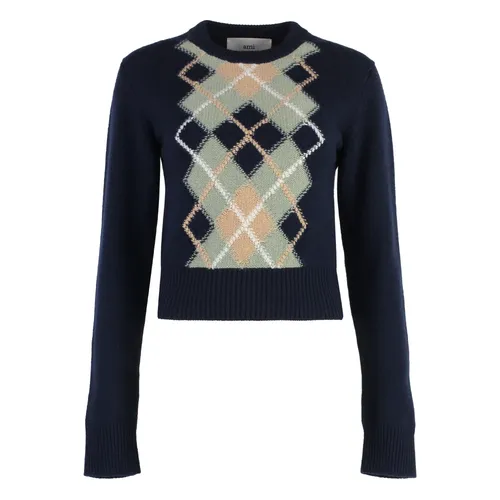 Knitwear > Round-neck Knitwear - - Ami Paris - Modalova