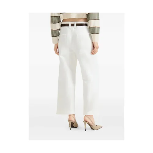 Trousers > Wide Trousers - - Brunello Cucinelli - Modalova