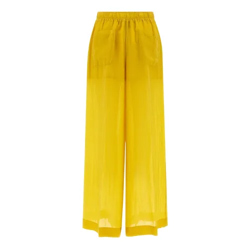 Trousers > Wide Trousers - - Nude - Modalova