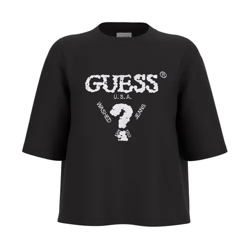 Guess - Tops > T-Shirts - Black - Guess - Modalova