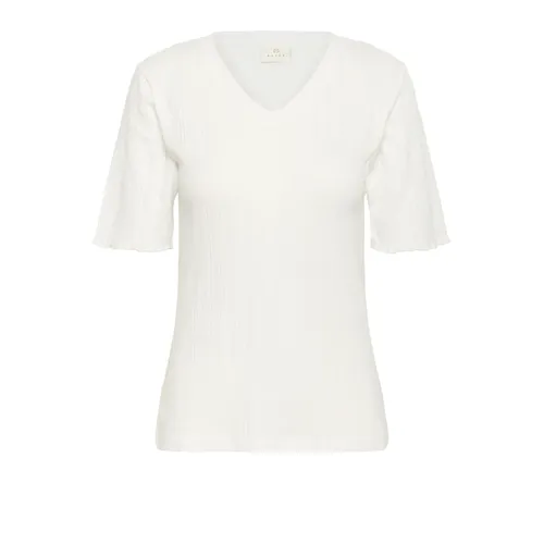 Kaffe - Tops > T-Shirts - White - Kaffe - Modalova