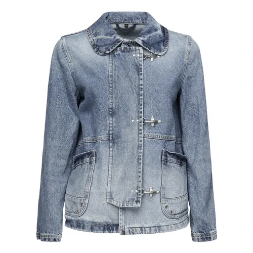 Jackets > Denim Jackets - - Fay - Modalova
