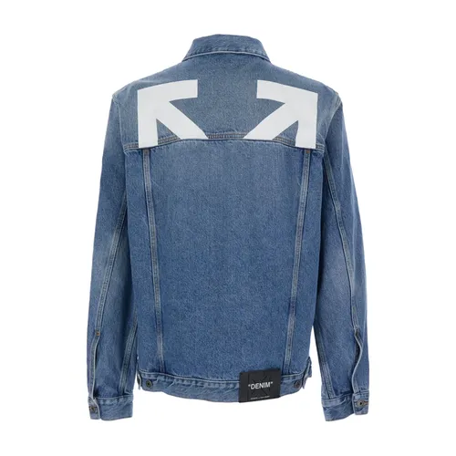 Jackets > Denim Jackets - - Off White - Modalova