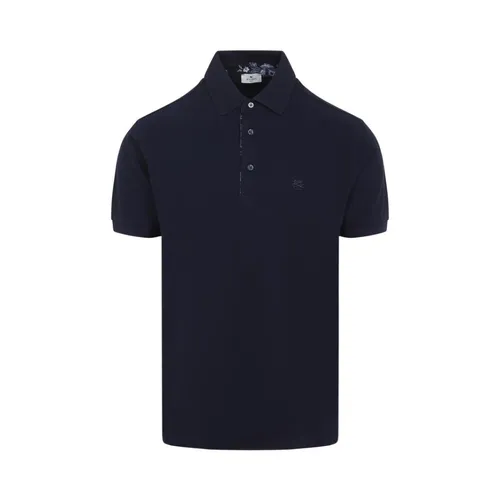 Etro - Tops > Polo Shirts - Blue - Etro - Modalova