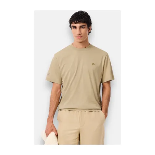 Lacoste - Tops > T-Shirts - Beige - Lacoste - Modalova