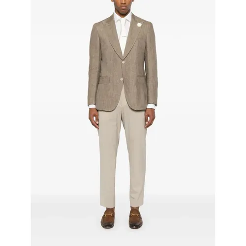 Hugo - Jackets > Blazers - Beige - Hugo - Modalova