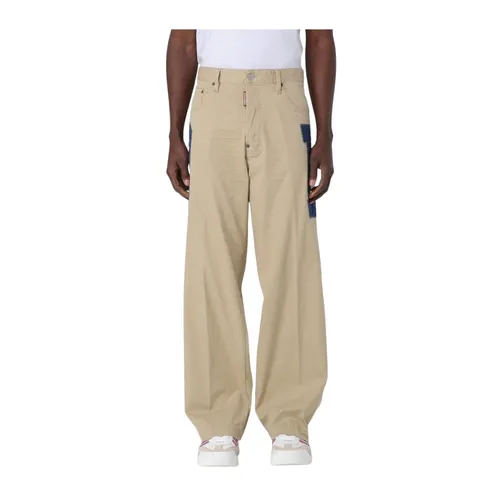 Trousers > Wide Trousers - - Dsquared2 - Modalova