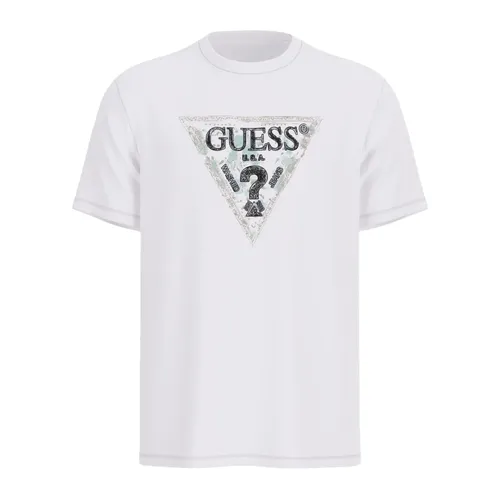Guess - Tops > T-Shirts - White - Guess - Modalova