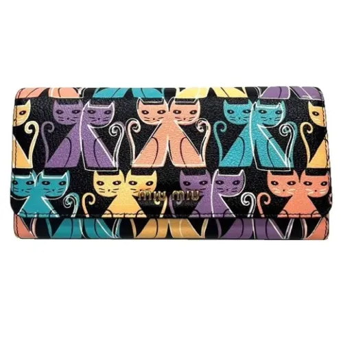 Pre-owned > Pre-owned Accessories > Pre-owned Wallets - - Miu Miu Pre-owned - Modalova