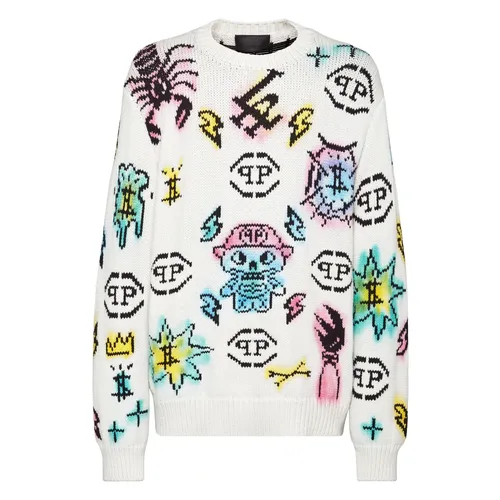 Knitwear > Round-neck Knitwear - - Philipp Plein - Modalova