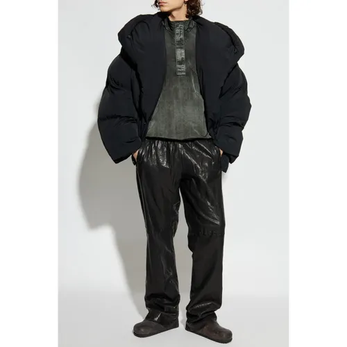 Diesel - Tops > T-Shirts - Gray - Diesel - Modalova