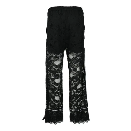 Trousers > Straight Trousers - - Msgm - Modalova