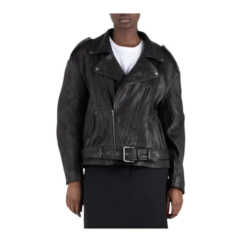 Jackets > Leather Jackets - - Acne Studios - Modalova