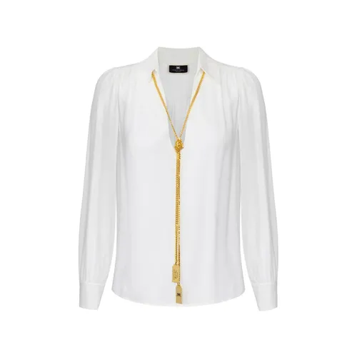 Blouses & Shirts > Blouses - - Elisabetta Franchi - Modalova