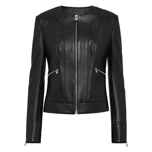Jackets > Leather Jackets - - Philipp Plein - Modalova