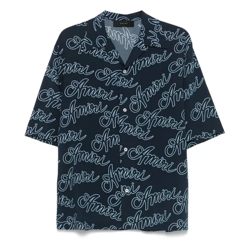 Amiri - Tops > Polo Shirts - Blue - Amiri - Modalova