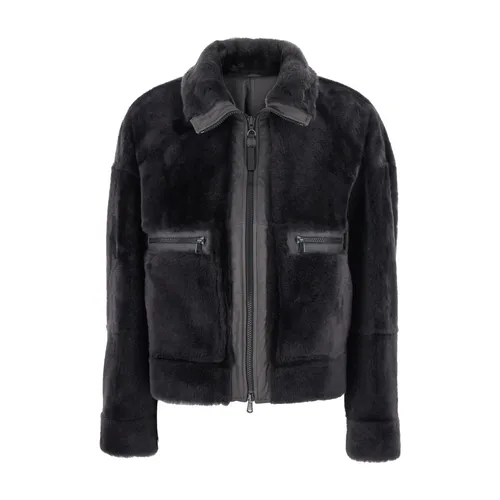 Jackets > Faux Fur & Shearling Jackets - - Brunello Cucinelli - Modalova