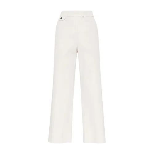 Trousers > Straight Trousers - - Brunello Cucinelli - Modalova