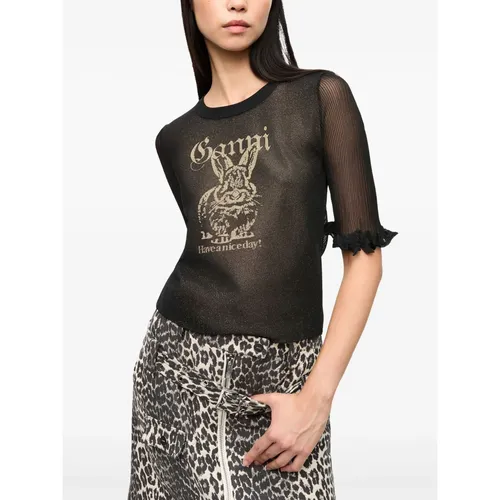 Tops > Long Sleeve Tops - - Ganni - Modalova